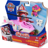 Spin Master VÉHICULE + FIGURINE FIRE RESCUE STELLA La Pat' Patrouille, Jeu véhicule PAW Patrol VÉHICULE + FIGURINE FIRE RESCUE STELLA La Pat' Patrouille, Hélicoptère, 3 an(s), Plastique, Rose, Blanc