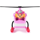 Spin Master VÉHICULE + FIGURINE FIRE RESCUE STELLA La Pat' Patrouille, Jeu véhicule PAW Patrol VÉHICULE + FIGURINE FIRE RESCUE STELLA La Pat' Patrouille, Hélicoptère, 3 an(s), Plastique, Rose, Blanc