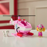Spin Master VÉHICULE + FIGURINE FIRE RESCUE STELLA La Pat' Patrouille, Jeu véhicule PAW Patrol VÉHICULE + FIGURINE FIRE RESCUE STELLA La Pat' Patrouille, Hélicoptère, 3 an(s), Plastique, Rose, Blanc