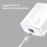 TP-Link TL-PA717KIT 1000 Mbit/s Ethernet/LAN Blanc 2 pièce(s), Powerline 1000 Mbit/s, IEEE 1901, IEEE 802.3, IEEE 802.3ab, IEEE 802.3u, Type C, Gigabit Ethernet, 10,100 Mbit/s, HomePlug AV2