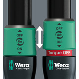 Wera Clé dynamométrique avec cliquet réversible Click-Torque Lock C 3 Noir/Vert