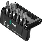 Wera Set de embouts 6 PZ Impaktor 1, 1/4", 6 pièces, Set d'embouts de vissage 