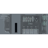 Wera Set modulaire Tool-Check Imperial 1, avec 3 modules d'outils, Set d'embouts de vissage Noir/Vert