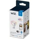 WiZ Spot 4,9 W (éq. 50 W) PAR16 GU10, Lampe à LED 9 W (éq. 50 W) PAR16 GU10, Ampoule intelligente, Blanc, Wi-Fi, GU10, Multicolore, 2200 K