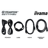 iiyama G-Master G2771HSU-B1 Red Eagle 27" Moniteur gaming Noir (Mat), 1x DisplayPort, 2x HDMI, 1x USB-C, 1x USB-A, 240 Hz, 68,6 cm (27"), 1920 x 1080 pixels, Full HD, Noir