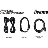 iiyama ProLite XUB2793QS-B7 écran plat de PC 68,6 cm (27") 2560 x 1440 pixels Quad HD LED Noir Moniteur  Noir (Mat), 68,6 cm (27"), 2560 x 1440 pixels, Quad HD, LED, 1 ms, Noir