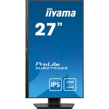 iiyama ProLite XUB2793QS-B7 écran plat de PC 68,6 cm (27") 2560 x 1440 pixels Quad HD LED Noir Moniteur  Noir (Mat), 68,6 cm (27"), 2560 x 1440 pixels, Quad HD, LED, 1 ms, Noir