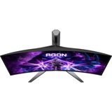 AOC OLED Agon PRO AG346UCD 34" Moniteur gaming incurvé  Gris foncé/Noir, 2x HDMI, 1x DisplayPort, USB-A, USB-C, 175 Hz