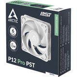 ARCTIC P12 Pro PST, Ventilateur de boîtier Blanc