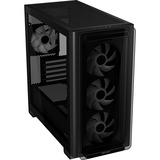 ASUS A23 PLUS TG ARGB BLACK Micro Tower Noir boîtier mini tower Noir | 2x USB-A | 1x USB-C | RGB | Verre Trempé
