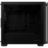 ASUS A23 PLUS TG ARGB BLACK Micro Tower Noir boîtier mini tower Noir | 2x USB-A | 1x USB-C | RGB | Verre Trempé