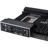 ASUS Pro WS WRX80E-SAGE SE WIFI carte mère socket sWRX8 Noir, RAID, Gb-LAN, WLAN, BT, Sound, E-ATX
