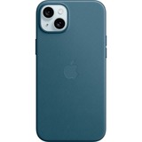 Apple Coque en tissage fin avec MagSafe pour iPhone 15 Plus, Housse smartphone Bleu