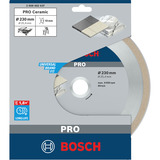 Bosch 2 608 602 637 lame de scie circulaire 23 cm 1 pièce(s), Disque de coupe Carrelage mural en céramique doux, 23 cm, 2,54 cm, 2,4 mm, 1 pièce(s)