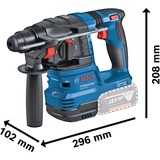 Bosch GBH 18V-22 PROFESSIONAL SDS Plus, Marteau piqueur Bleu/Noir, SDS Plus, 2,2 cm, 1050 tr/min, 1,9 J, 4675 bpm, 4 - 12 mm