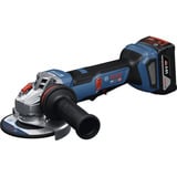 Bosch Meuleuse d'angle sans fil GWS 18V-11PS Professional solo, 18 Volts Bleu/Noir