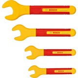 Bosch Set de clés plates VDE 8/10/13/17mm Professional, Clé plate Rouge/Jaune