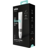 Braun BS1000 Blanc 1 Alcaline, Dépilatoire Blanc/chrome, Blanc, Cylindre, Batterie, AA, Alcaline, Chine