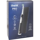 Braun Pro 1 Cross Action Adulte Brosse à dents rotative oscillante Noir, Brosse a dents electrique Noir, Adulte, Brosse à dents rotative oscillante, Soin quotidien, Sensible, Blanchiment, Noir, 4 x 30 sec, Black Onyx