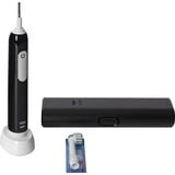Braun Pro 1 Cross Action Adulte Brosse à dents rotative oscillante Noir, Brosse a dents electrique Noir, Adulte, Brosse à dents rotative oscillante, Soin quotidien, Sensible, Blanchiment, Noir, 4 x 30 sec, Black Onyx