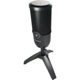 CHERRY UM 3.0 Noir Microphone de table Noir, Microphone de table, 24 bit, 96 kHz, 120 dB, Cardioïde, Avec fil