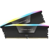 Corsair 32 Go DDR5-5200 Kit, Mémoire vive Noir, CMH32GX5M2B5200C40, Vengeance RGB