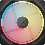 Corsair iCUE LINK LX140-R RGB Reverse Starter kit ventilateurs de boîtier Noir, 2 pièces, 140 x 140 x 25 mm, PWM