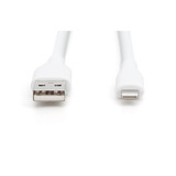 Digitus AK-600108-010-W, Câble Blanc