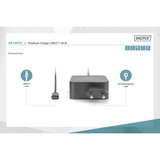 Digitus Chargeur pour ordinateur portable DA-10071, USB-C, 65 watts Noir