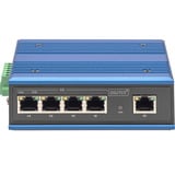 Digitus Commutateur industriel Gigabit PoE 4 ports, non géré, Switch 