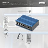 Digitus Commutateur industriel Gigabit PoE 4 ports, non géré, Switch 