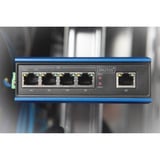 Digitus Commutateur industriel Gigabit PoE 4 ports, non géré, Switch 