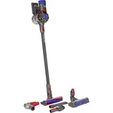 Dyson V8 Total Clean Bleu, Argent Sans sac, Aspirateur balais Gris, Sec, Cyclonique, Tapis, Sol dur, Tapisserie, Sans sac, Bleu, Argent, 0,54 L