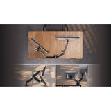 ENDORFY Atlas GS Pro Double, Support de moniteur Noir