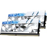 G.Skill Trident Z Royal F4-4266C19D-64GTES module de mémoire 64 Go 2 x 32 Go DDR4 4266 MHz, Mémoire vive Argent, 64 Go, 2 x 32 Go, DDR4, 4266 MHz, 288-pin DIMM, Argent