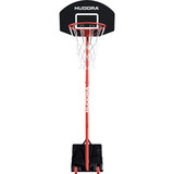 HUDORA Support de basket Start 205, Appareil de fitness Rouge/Noir
