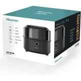 Hisense HAF1350DR Unique 6,7 L Autonome 1350 W Friteuse d’air chaud Noir, Friteuse à air chaud Noir, Friteuse d’air chaud, 6,7 L, 80 °C, 200 °C, 60 min, Unique