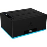 ICY BOX Docking & ClonStation for 2x HDD/SSD (IB-127CL-U3), Station d'accueil USB 3.0 type A et type C | RGB