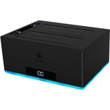 ICY BOX Docking & ClonStation for 2x HDD/SSD (IB-127CL-U3), Station d'accueil USB 3.0 type A et type C | RGB