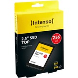 Intenso Top 2.5" 256 Go Série ATA III MLC, SSD Noir, 256 Go, 2.5", 520 Mo/s, 6 Gbit/s, En vrac