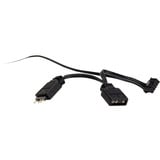 Inter-Tech 88885539 système de refroidissement d’ordinateur Boitier PC Ventilateur 14 cm Noir 1 pièce(s) ventilateur de boîtier RGB  Noir, 140 x 140 x 25 mm, PWM, Ventilateur, 14 cm, 1200 tr/min, 22 dB, 64,73 m³/h, Noir