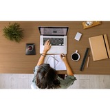 Kensington Trackball SlimBlade Pro Noir/rouge foncé, Ambidextre, Optique, RF Wireless + Bluetooth + USB Type-A, 1600 DPI, Noir