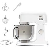 Kenwood kMix robot de cuisine 1000 W 5 L Blanc Blanc, 5 L, Blanc, Rotatif, Batteur, Pétrisseur, Mélange, 2 m, Acier inoxydable