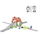 LEGO DUPLO - Set d'extension: Les rails et le pont du train, Jouets de construction 10426