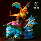 LEGO Pokémon Florizarre, Dracaufeu et Tortank, Jouets de construction 