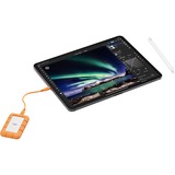 LaCie  SSD externe Orange/Argent