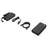 Lenovo ThinkPad USB-C Dock reconditionné, Station d'accueil Noir
