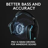 Logitech G935 Wireless 7.1 Surround Sound LIGHTSYNC casque gaming over-ear Noir, PC, PlayStation 4, Xbox One, Nintendo Switch
