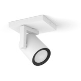 Philips Hue 929003808301 Éclairages intelligents, Lumière LED Blanc, Philips Hue 929003808301, Spot d'éclairage intelligent, Bluetooth, Blanc, LED, Métal, GU10