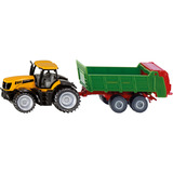 SIKU BLISTER JCB avec épandeur universel Strautmann, Modèle réduit de voiture 